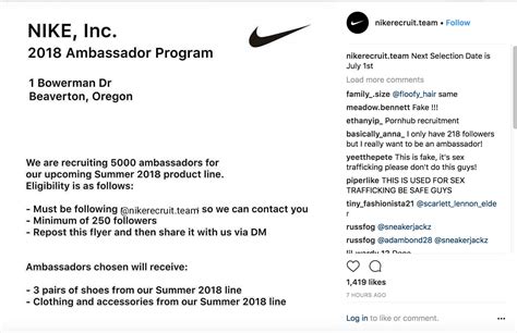 nike recruiters fake|Fake Nike Job Scam Goes Viral .